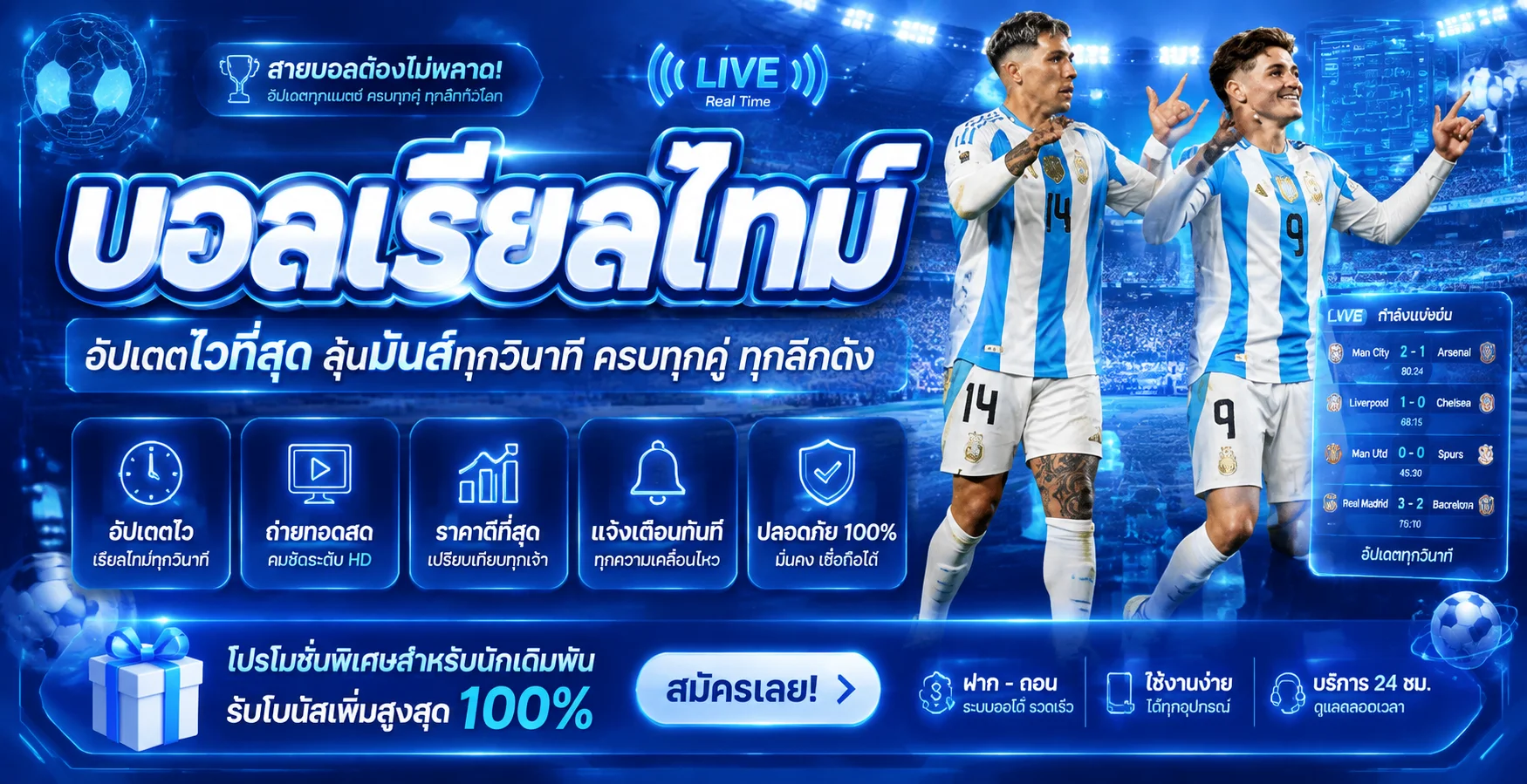 แทงบอลออนไลน์ UFALIVE บอลสเต็ป บอลเดี่ยว บอลสดครบทุกลีก